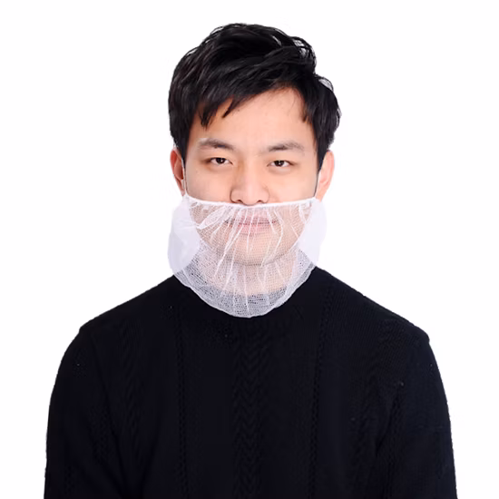 Single Loop Breathable Disposable Nonwoven Beard Cover
