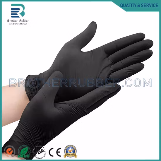 Gants d'examen jetables en nitrile sans poudre Gants d'examen en nitrile Medic Fabricant