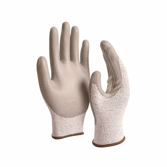 Haute qualité 13 jauge Hppe résistant aux coupures Palm Coating Nitrile Sandy Safety Work Gants à main