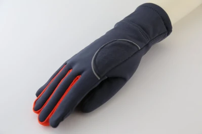 Gants noirs tous doigts, gants chauds pour sports de plein air